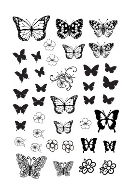 Mixed Small Butterflies